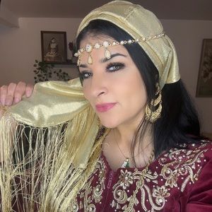 Forehead necklace Algérien style, you Could wear on thé neck too